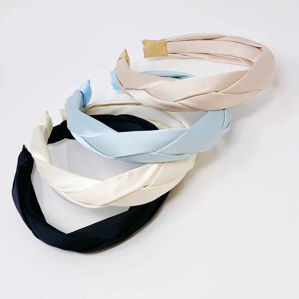 Satin Silk Braid Headband