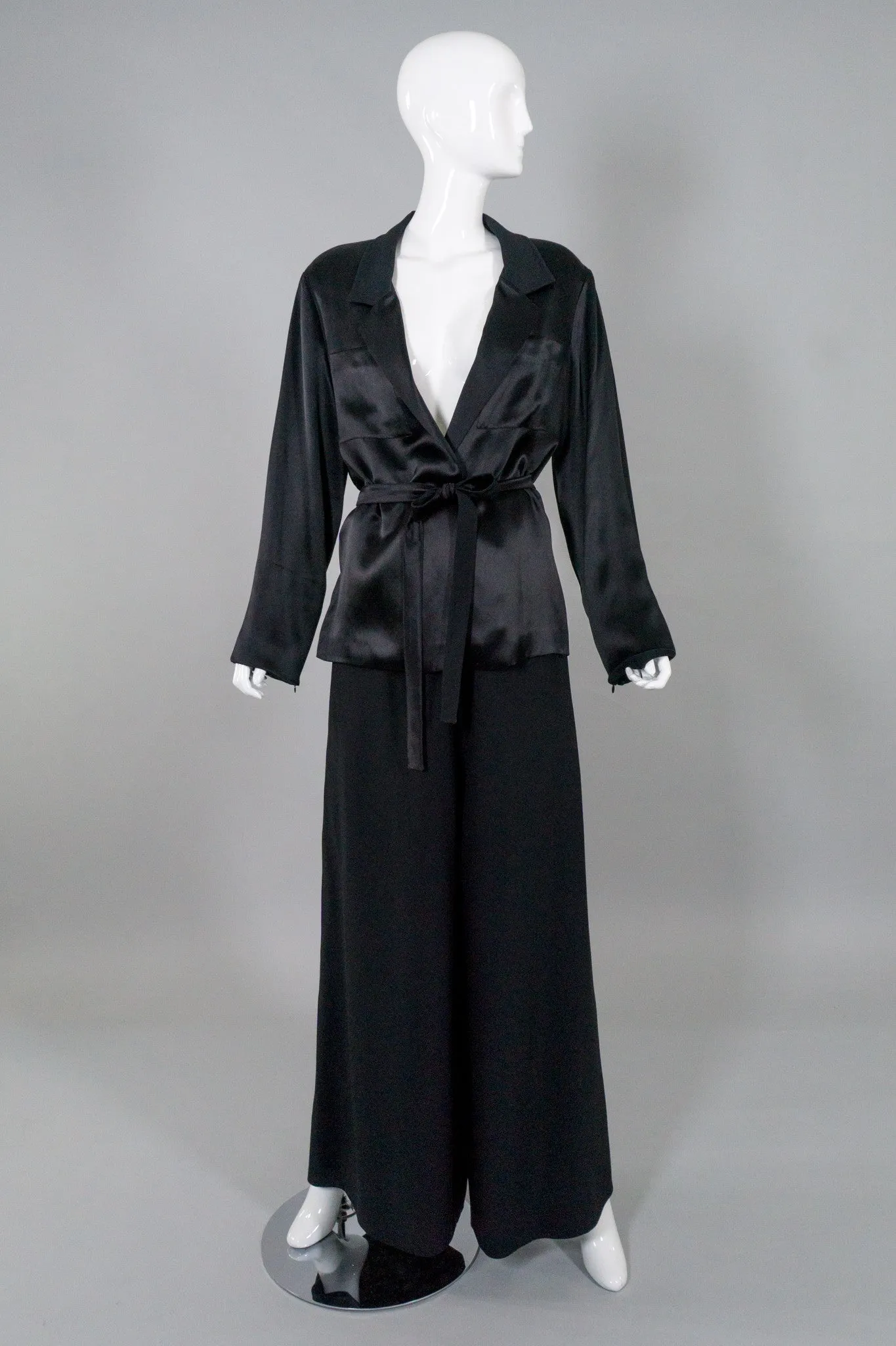 Satin Smoking Jacket & Pant