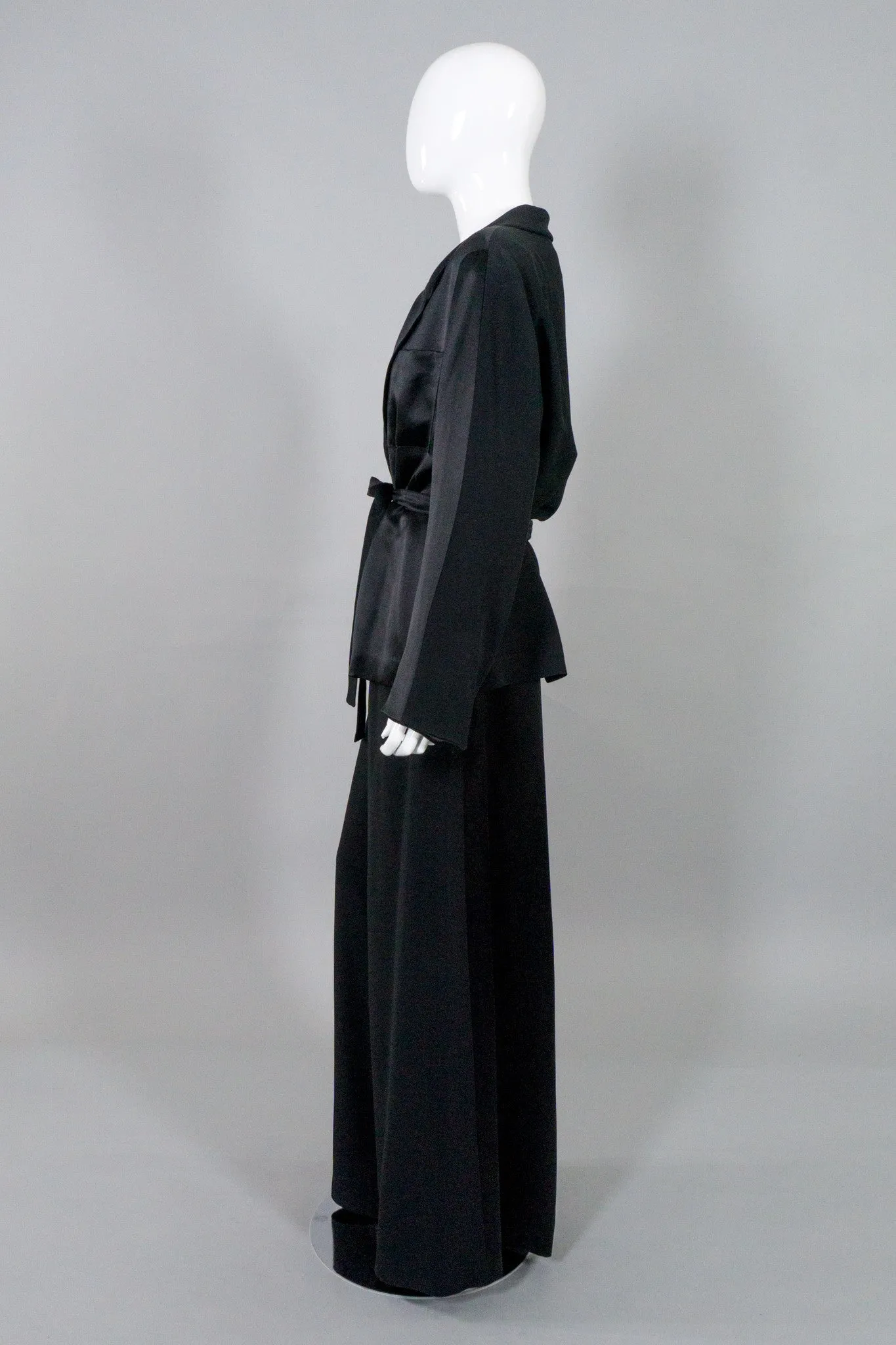 Satin Smoking Jacket & Pant