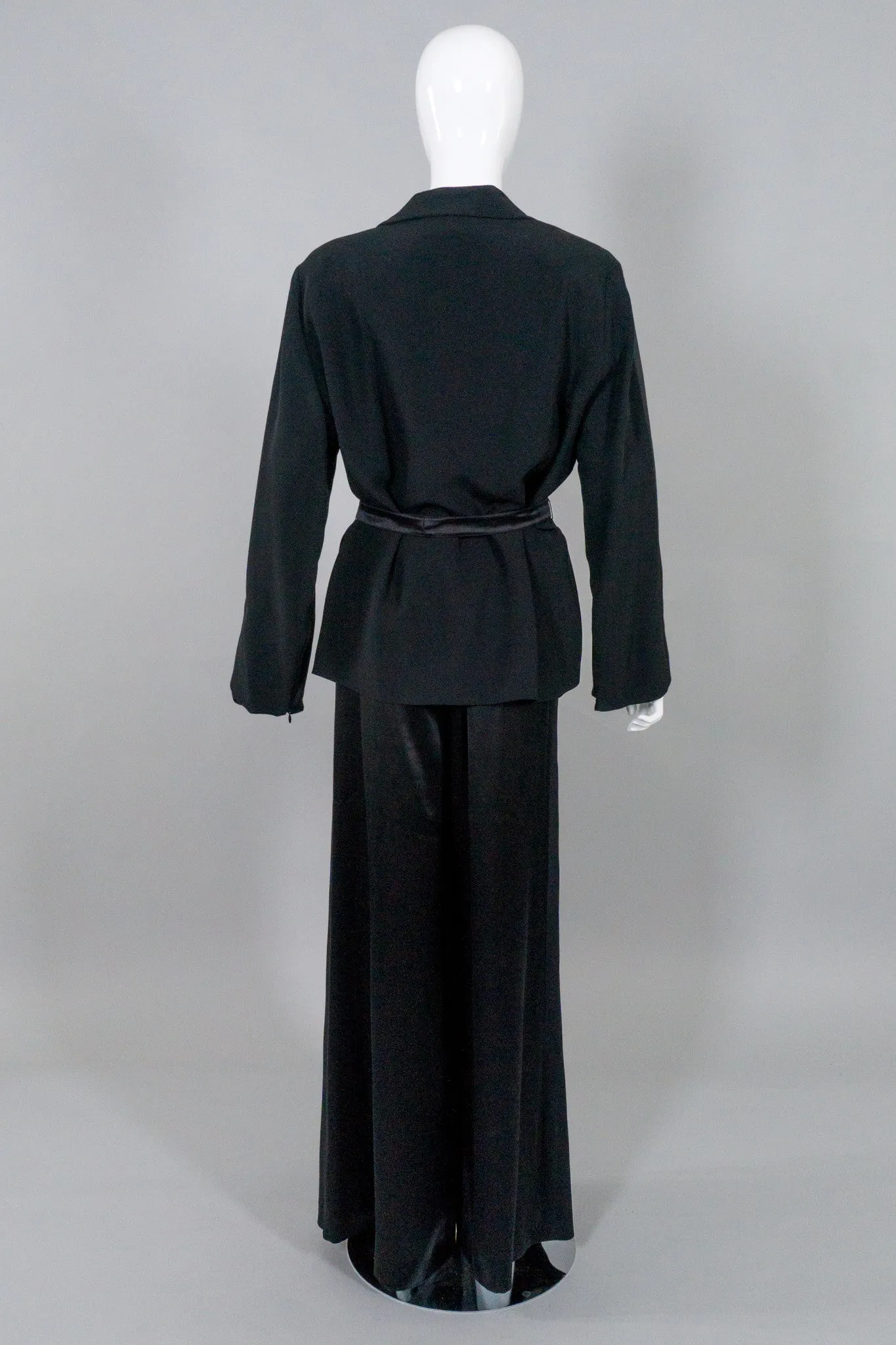 Satin Smoking Jacket & Pant