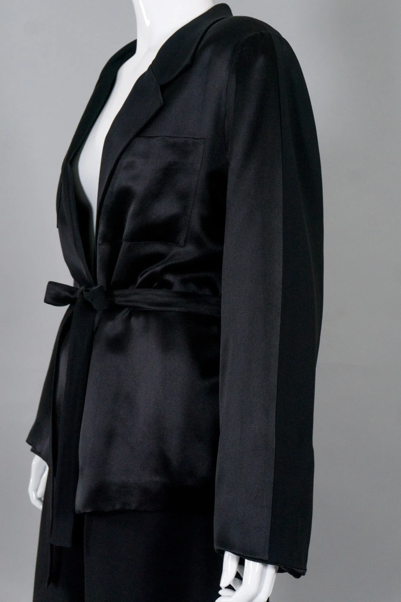 Satin Smoking Jacket & Pant