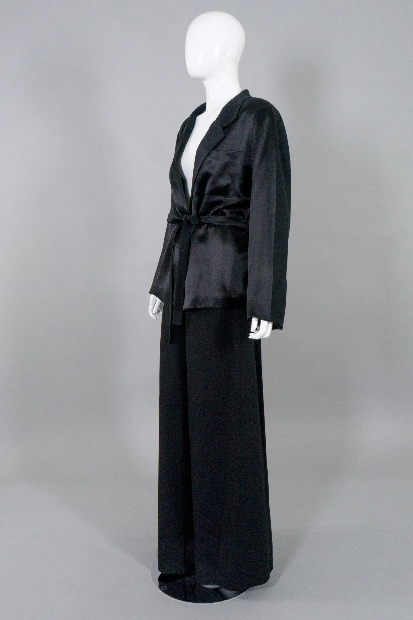 Satin Smoking Jacket & Pant