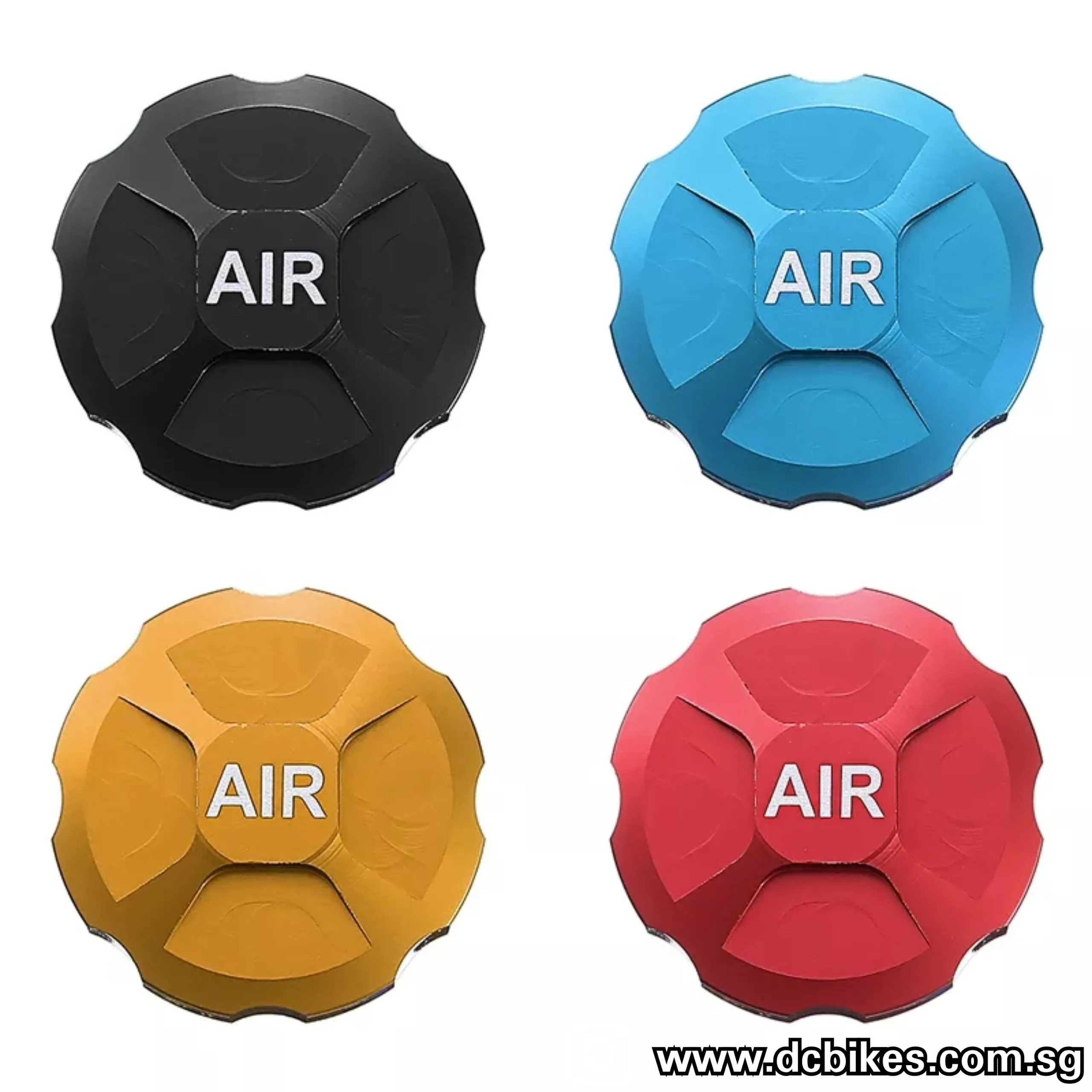 Schrader Valve Anodized Cover Cap For Air Suspension Fork