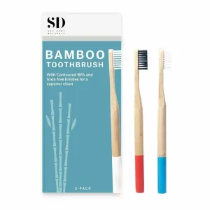 SD Naturals Natural Bamboo Toothbrush - 3 PK