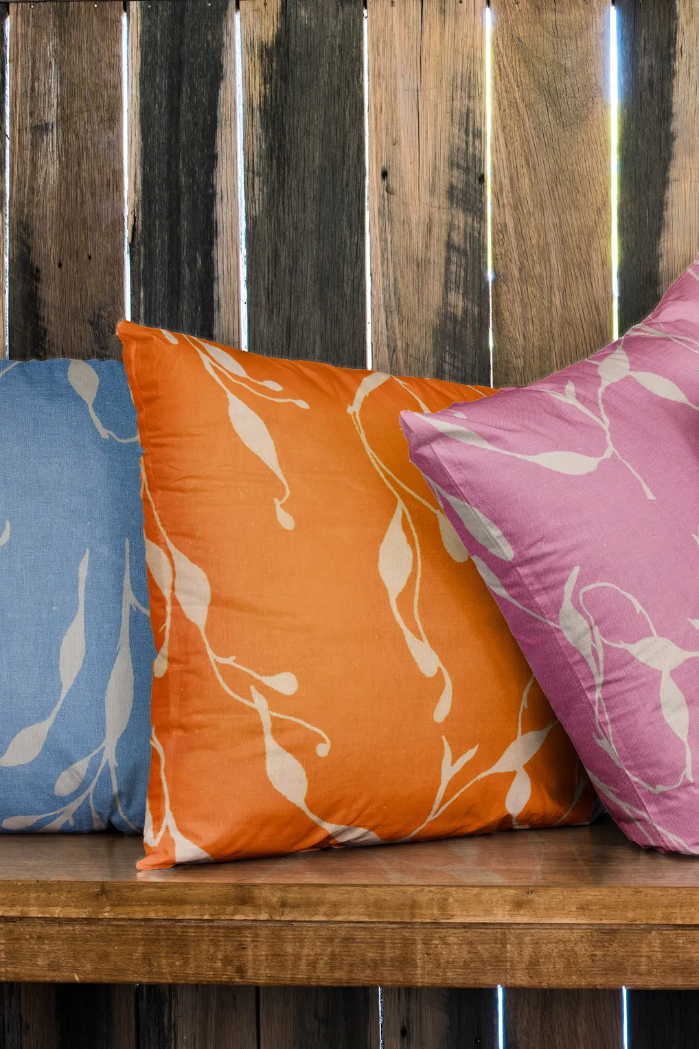 Seaweed XL Pillow - Waterloo Blue