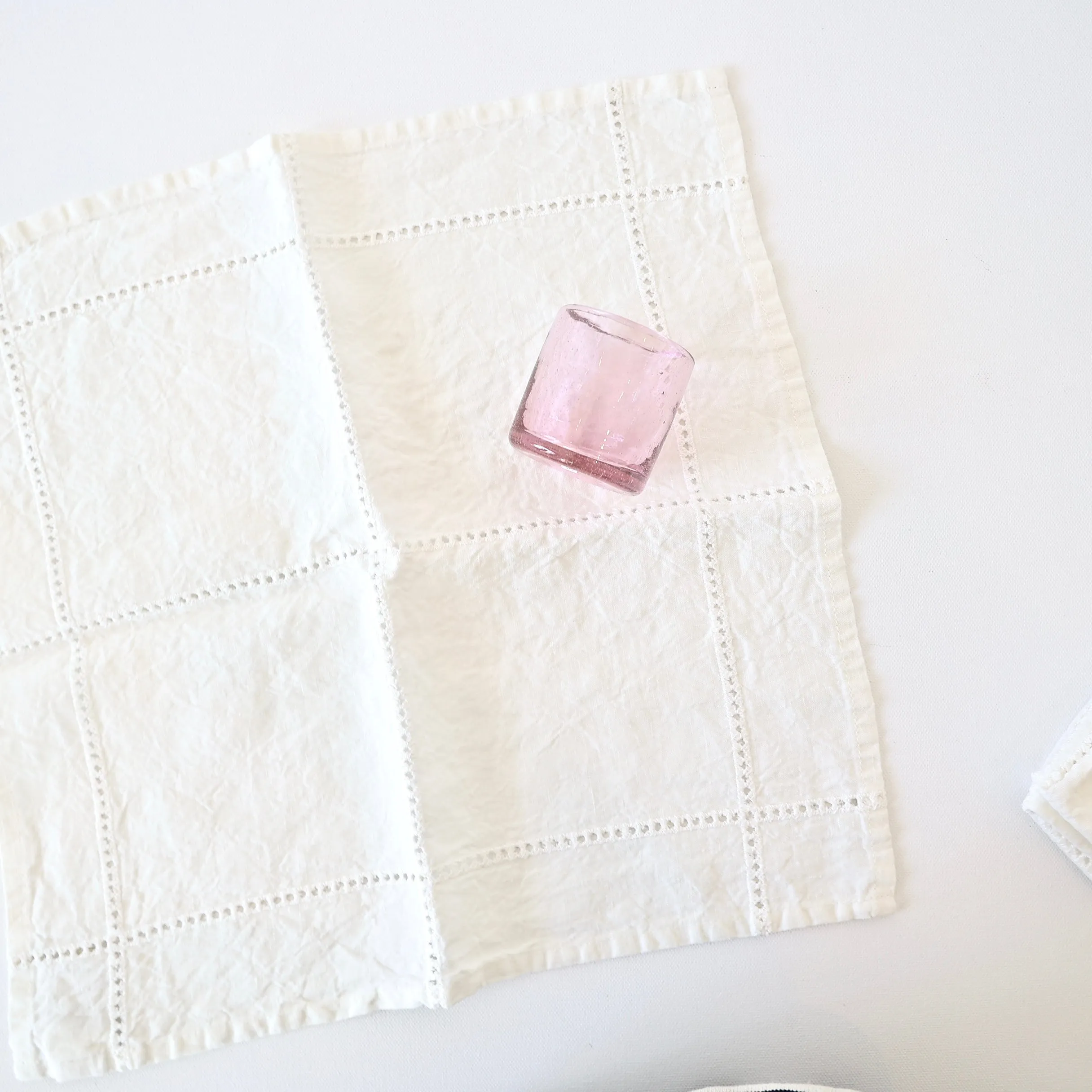 Set of 4 Charvet Éditions Hemstitch Napkins