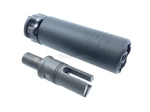 SF SOCOM Suppressor with 12mm CCW Flash Hider For Marui MP7A1 (Black)
