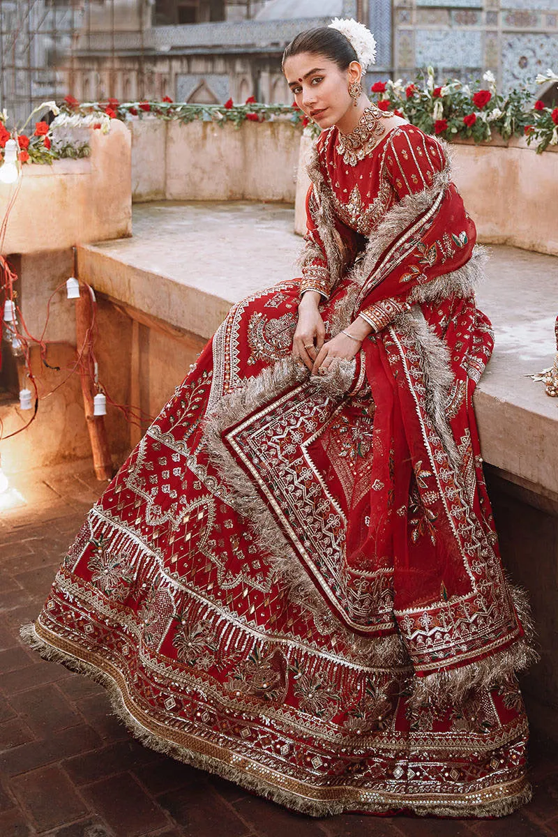 SHEEMA KIRMANI | MNR Zarlish Festive Unstitched Collection 2022 | Unstitched Embroidered Raw Silk Suit