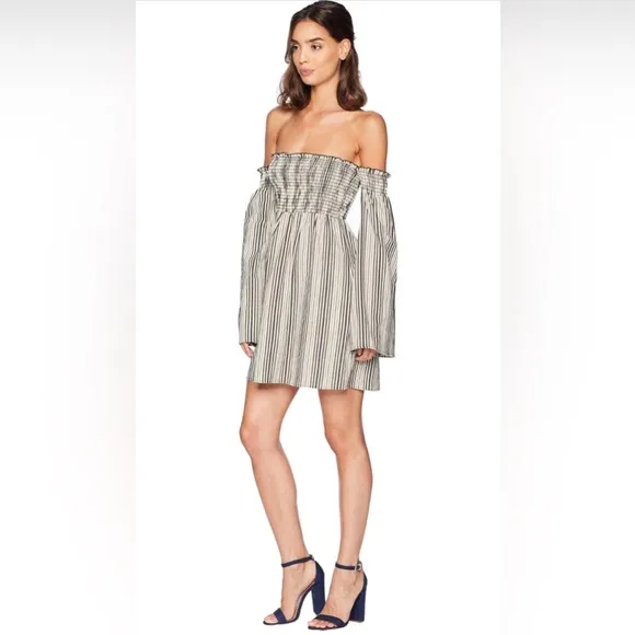 Show Me Your Mumu $218 Sandra Smocked Striped Dress ▫️