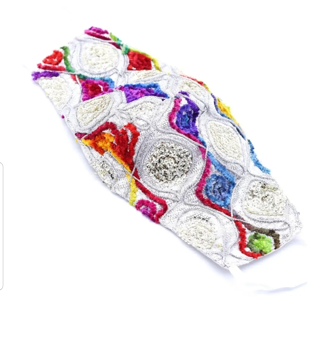 Silk Embroidered Mask
