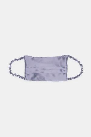 Silk Face Mask in Violet