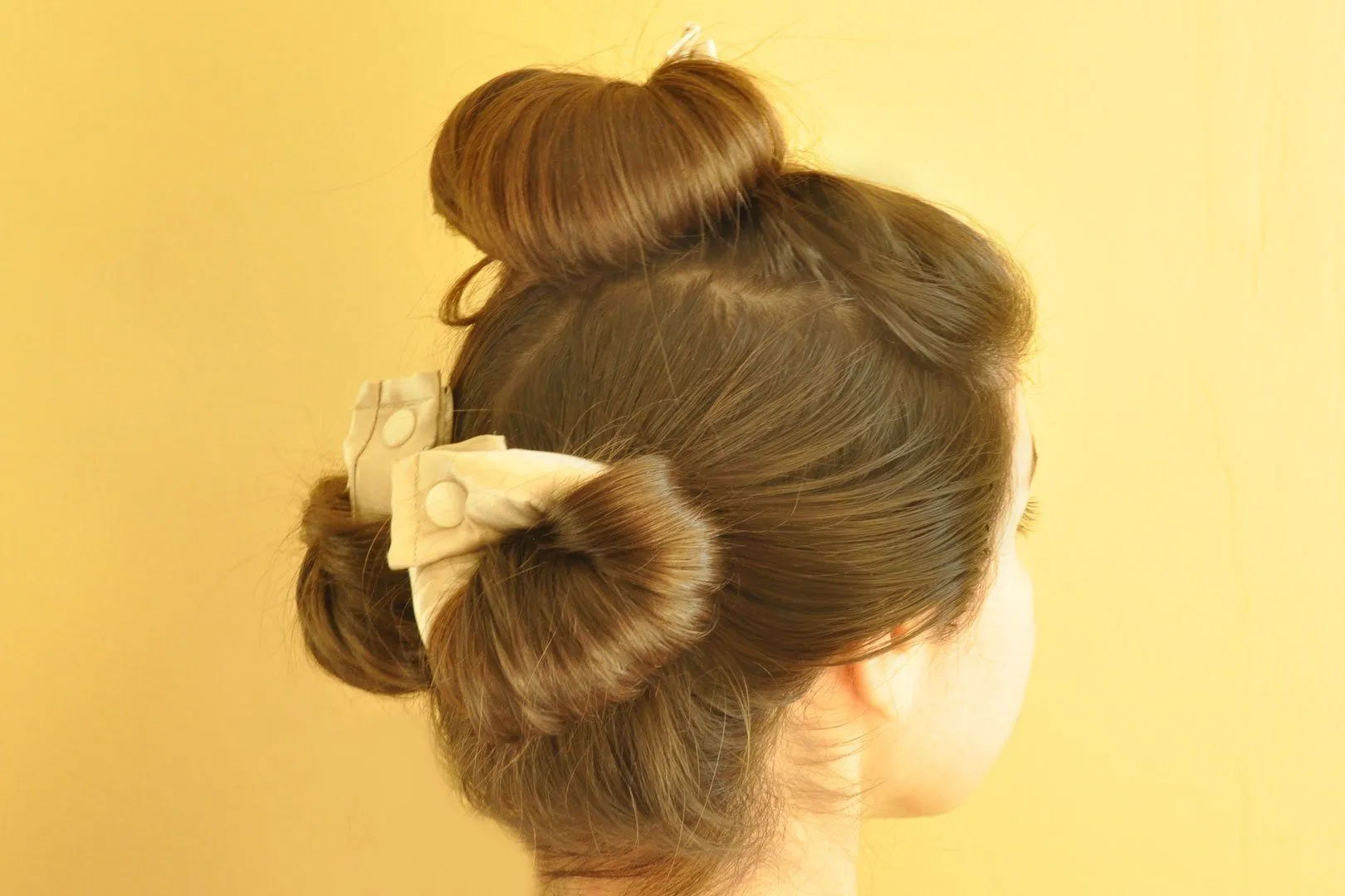 Silk Hair Rollers In Black