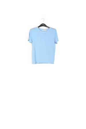 Sky blue linen summer t-shirt