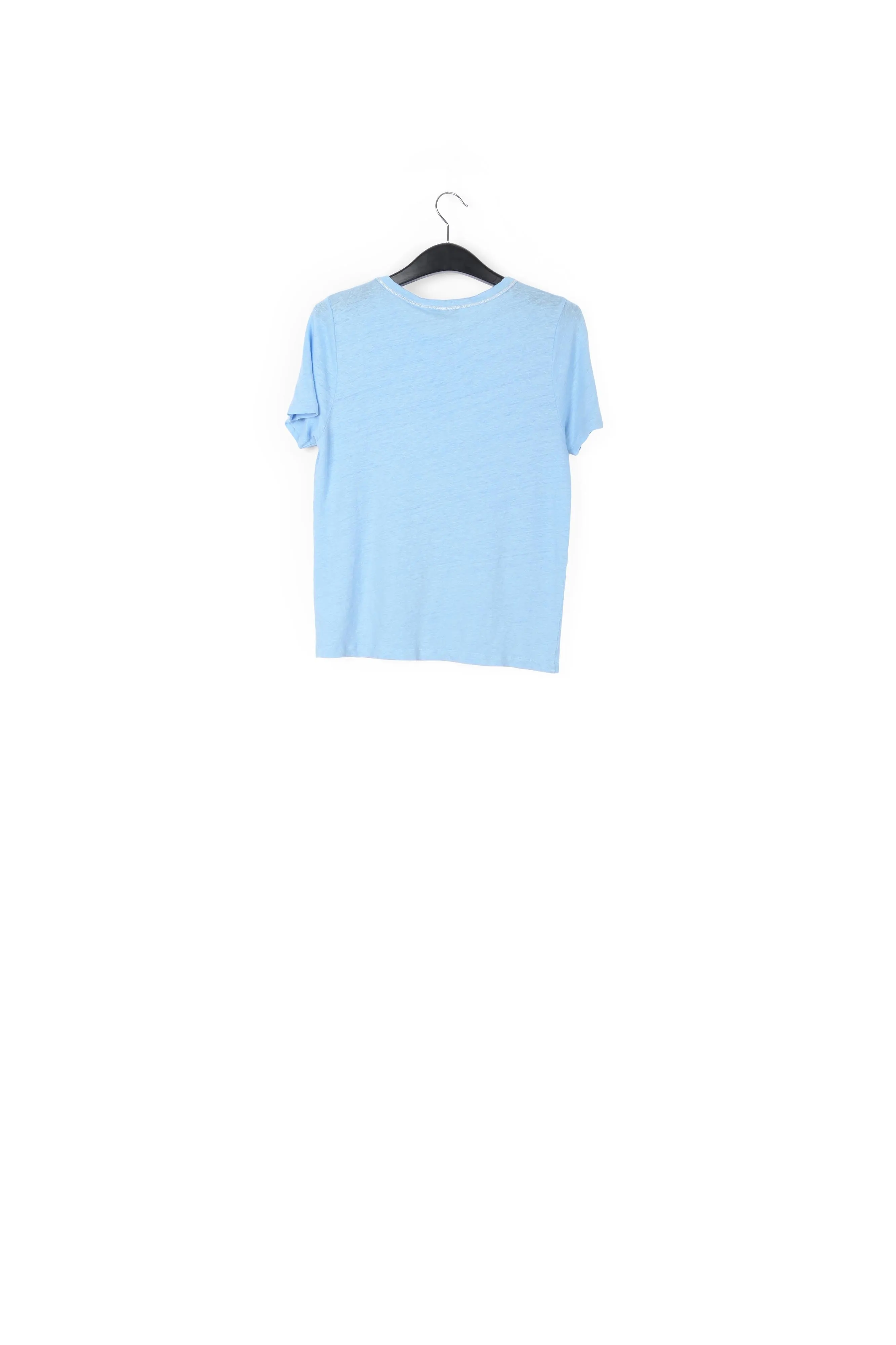 Sky blue linen summer t-shirt