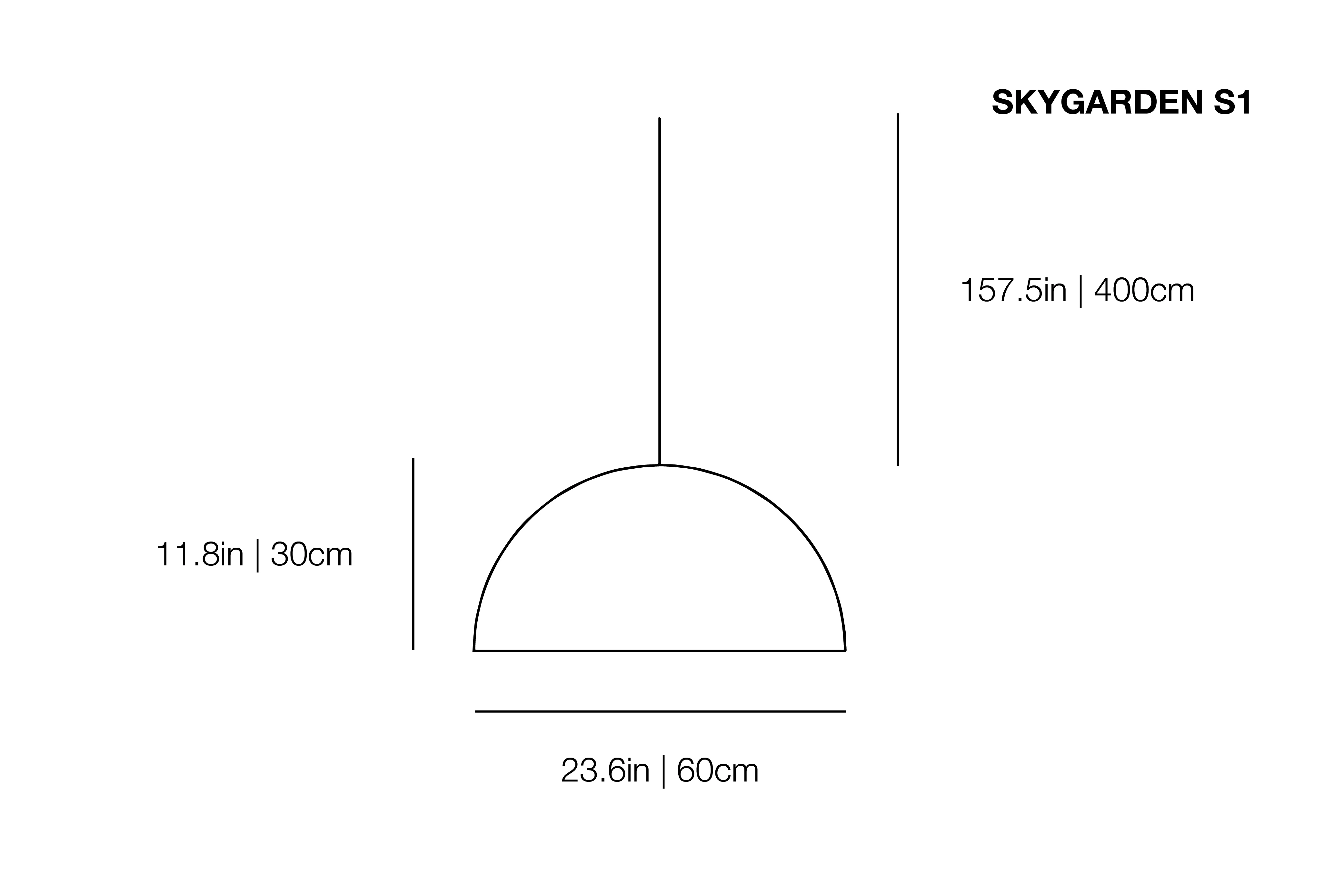 Skygarden S - Pendant Dimmable Light