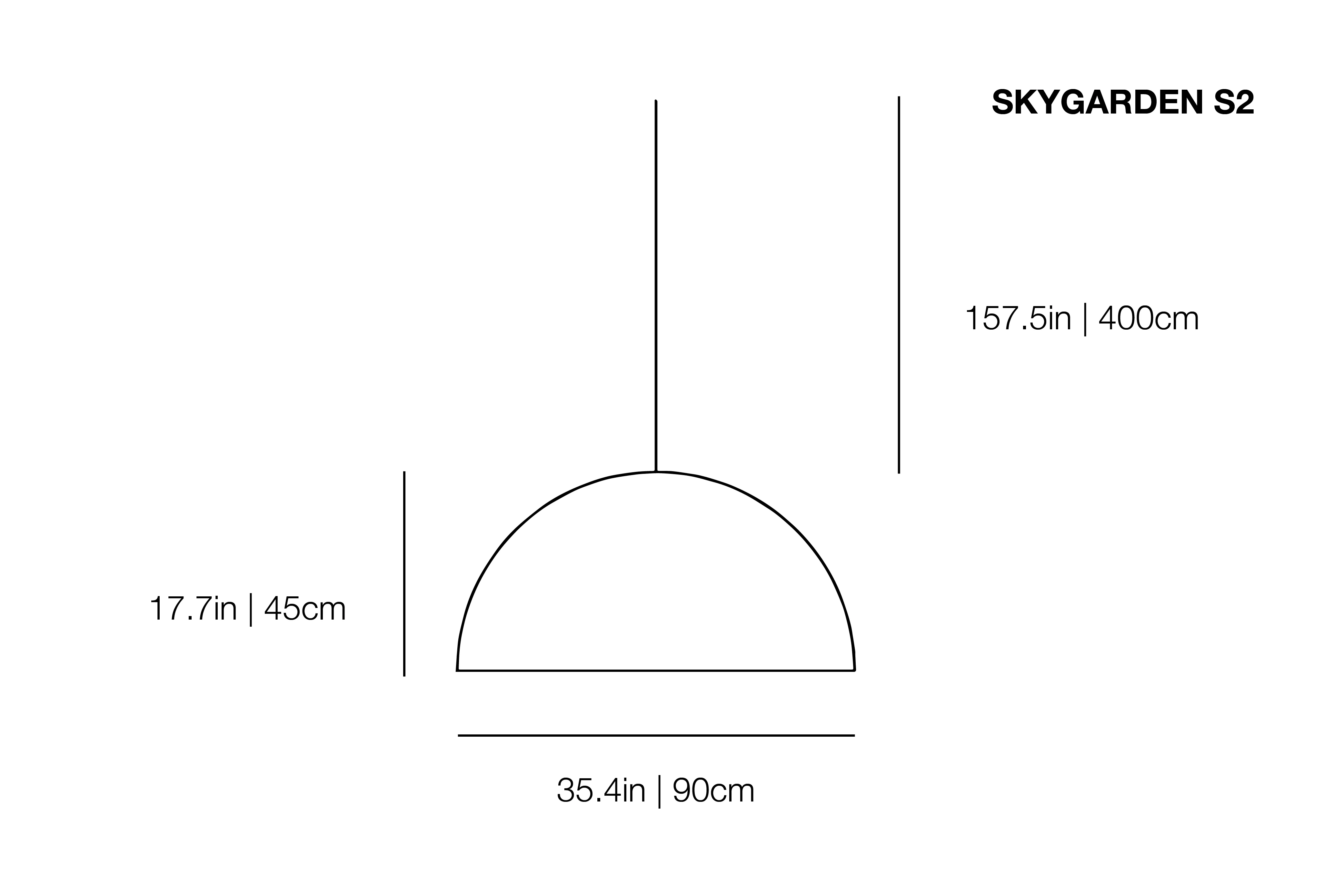 Skygarden S - Pendant Dimmable Light
