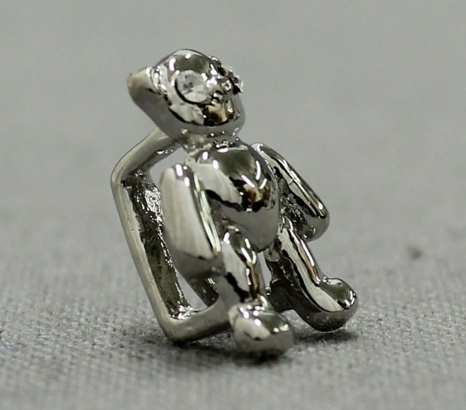 Slide Charm For Slide Keep Keeper Or Ribbon Bracelet Necklace 6mm (1/4")