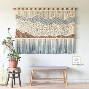 Soft Hills Large Macrame Wall Hanging