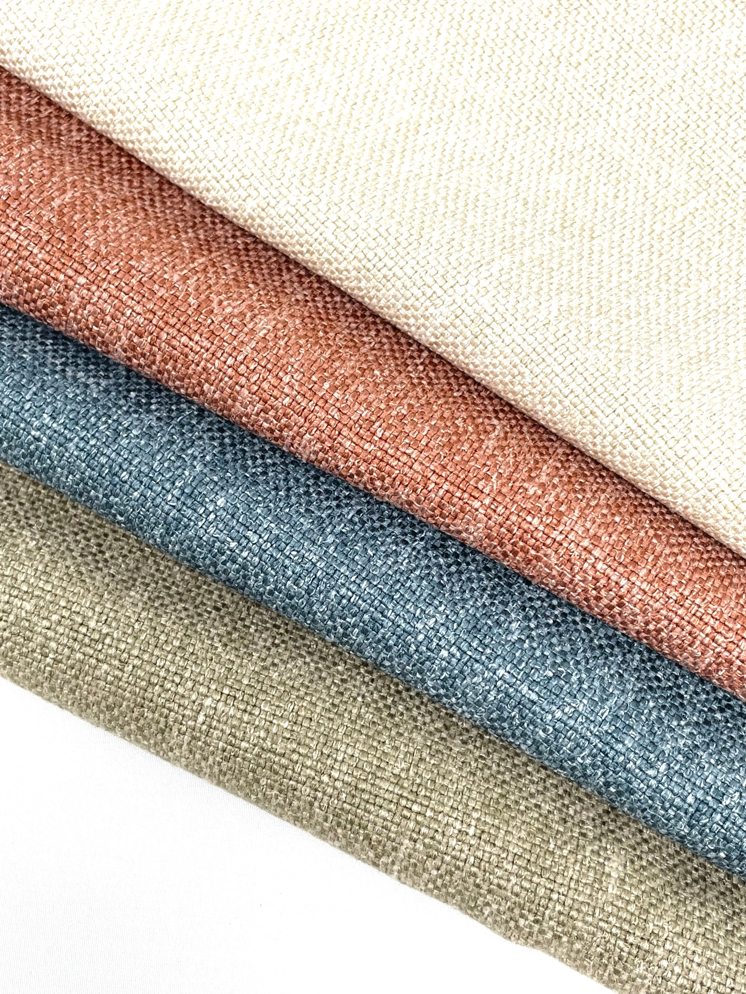Soft Medium Weighted Faux Linen Fabric By The Yard/CL1094