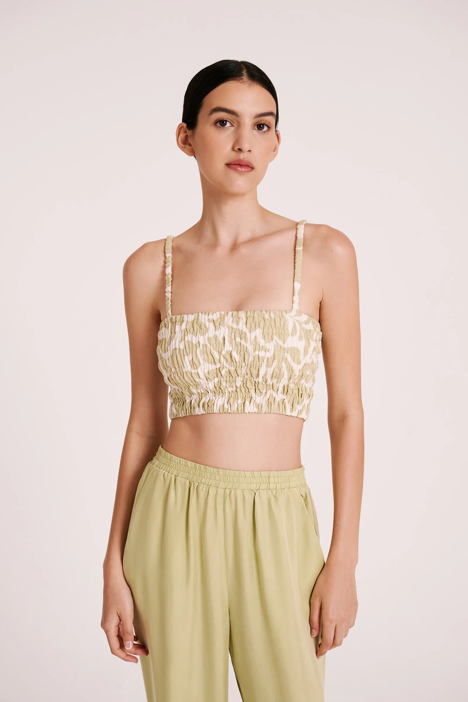 SORAYA SHIRRED BODICE