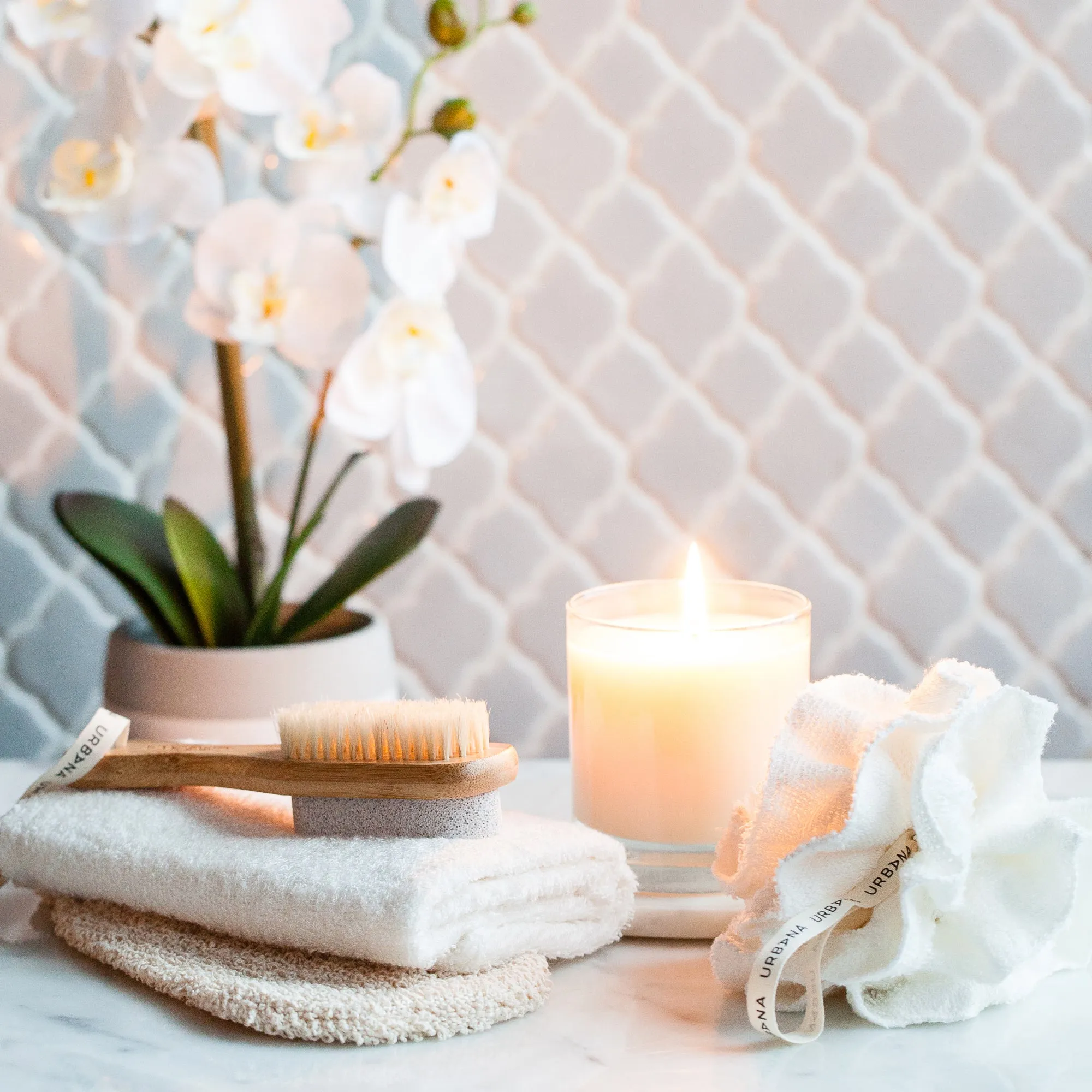 Spa Prive - Bamboo Pouf