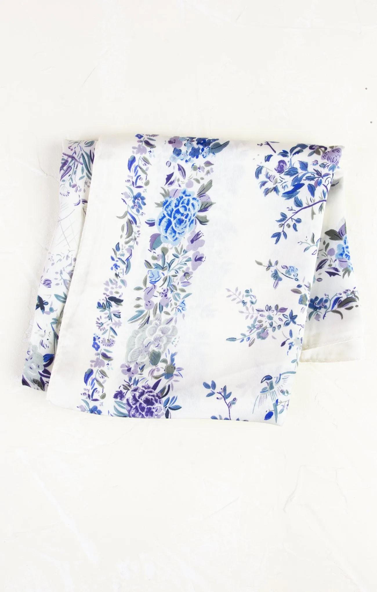 Spring Wonderland Square Silk Bandana