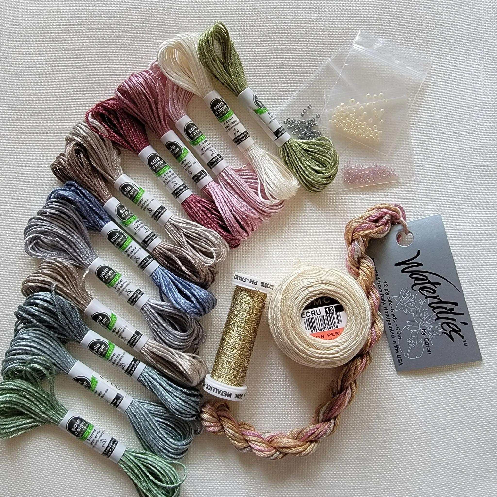 Spun Silk Sampler Thread Pack