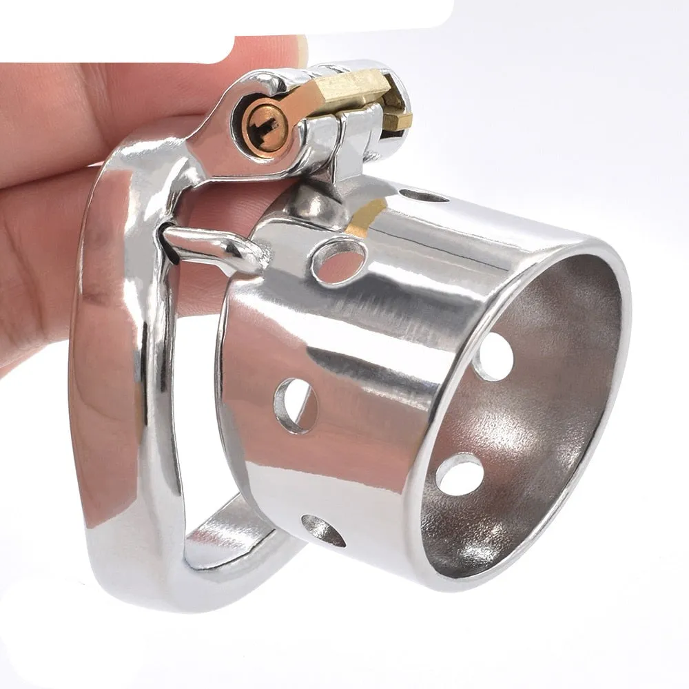 Stainless Steel Male Chastity Cage