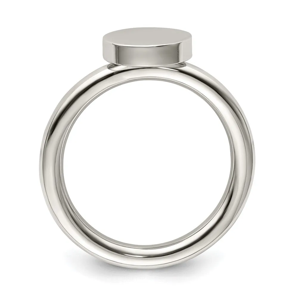 Stainless Steel Polished Circle Ring