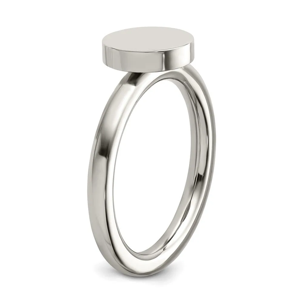 Stainless Steel Polished Circle Ring