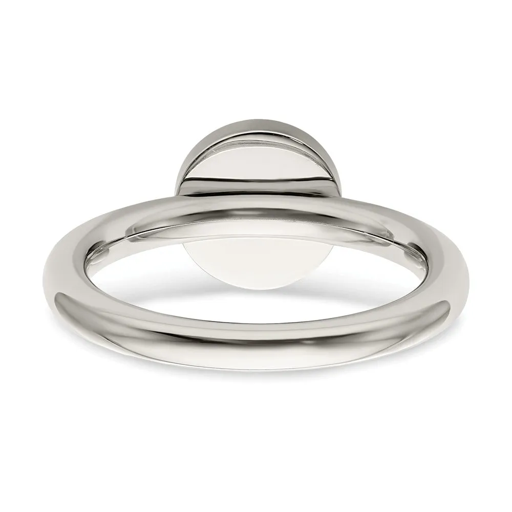 Stainless Steel Polished Circle Ring