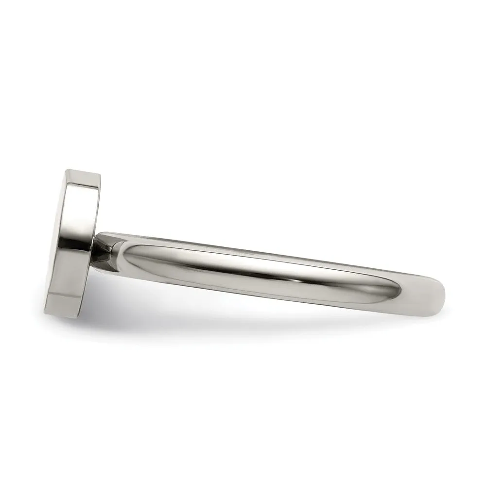 Stainless Steel Polished Circle Ring