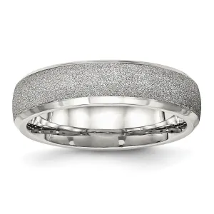 Stainless Steel Polished Laser Cut 6mm Band
