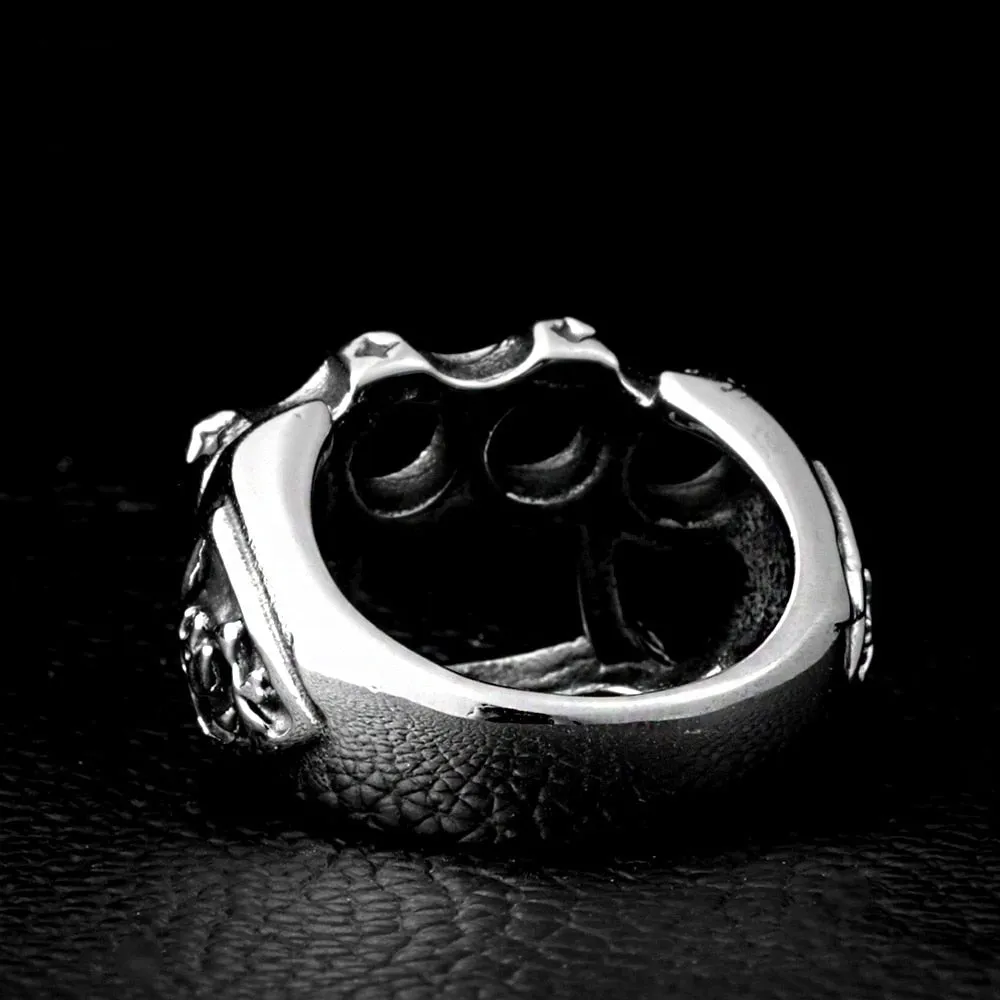 Steel Brass Knuckles Ring