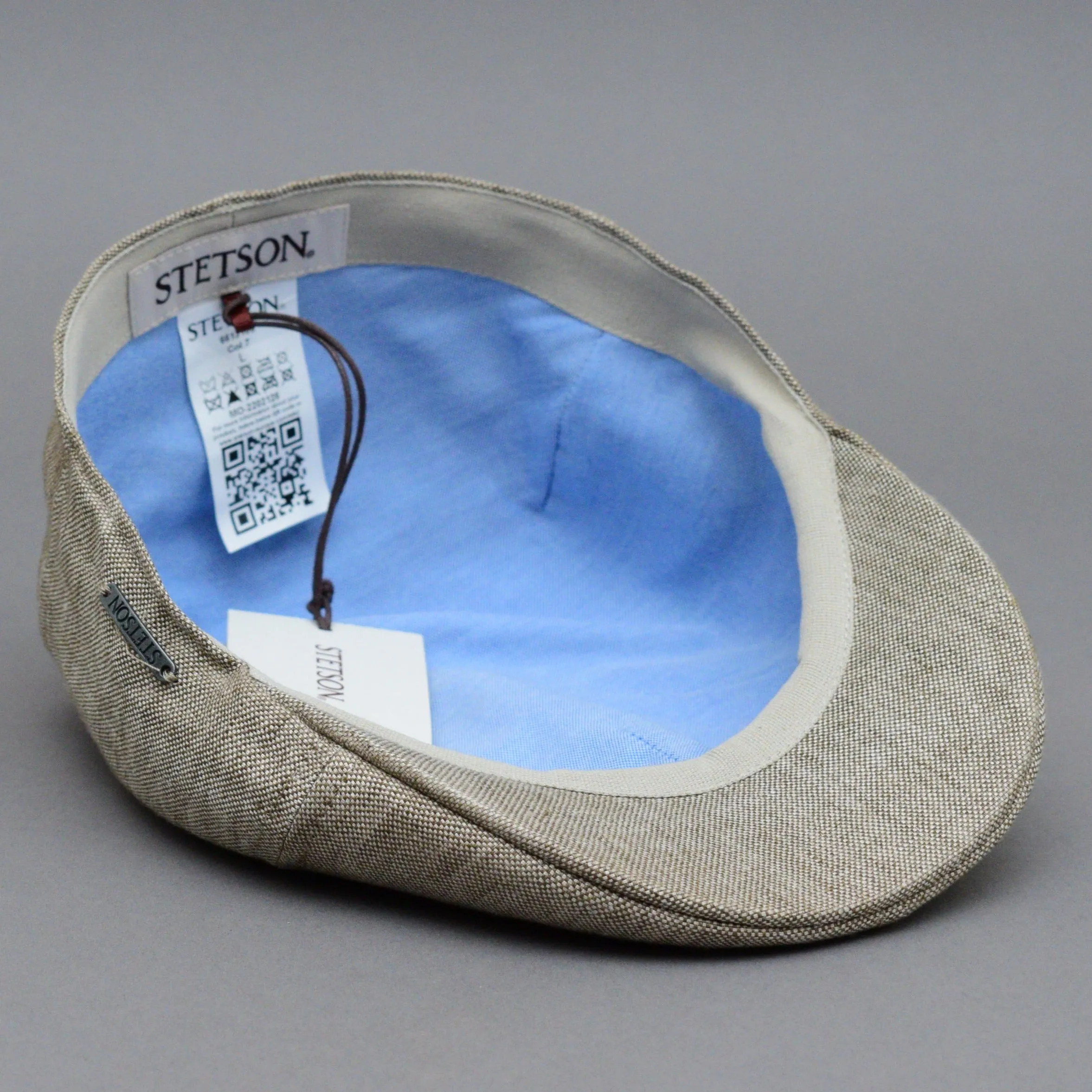 Stetson - Texas Just Linen - Sixpence/Flat Cap - Beige