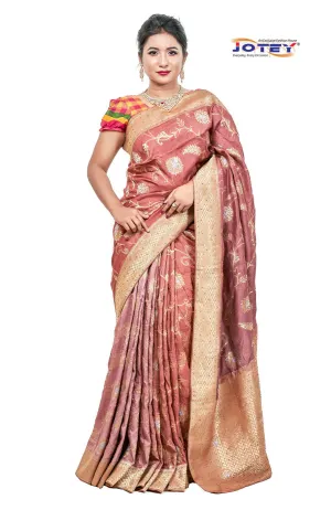 Stone Work Satin Silk Saree