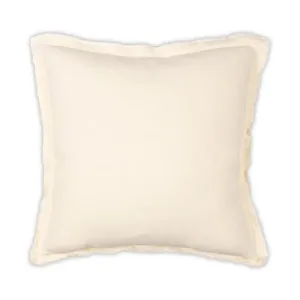 Stonewashed Linen Oyster Pillow 22x22