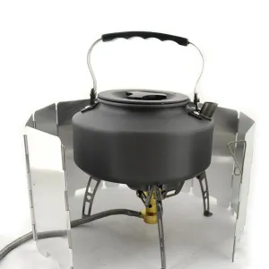 Strong Durable 9 Plates Foldable Stove Windshield