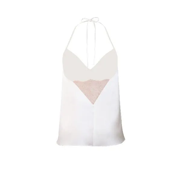 Susane, Silk Camisole with Leavers lace