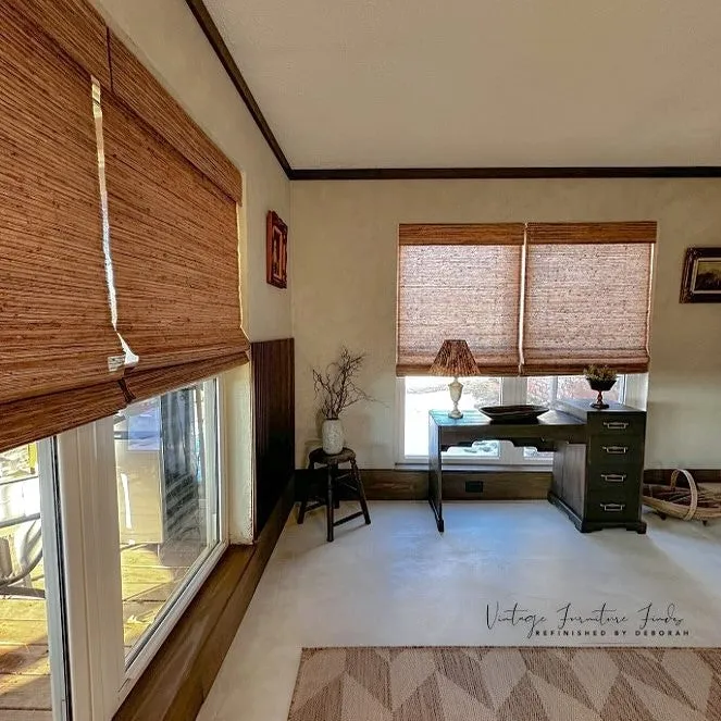 Tailor Woven Bamboo Shade| Honeynut