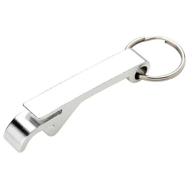 TEMLUM Beer Bottle Opener Keychain 4 in 1 Pocket Aluminum Beer Bottle Opener can Personalized Logo 11 Colors Wedding Favor Gifts