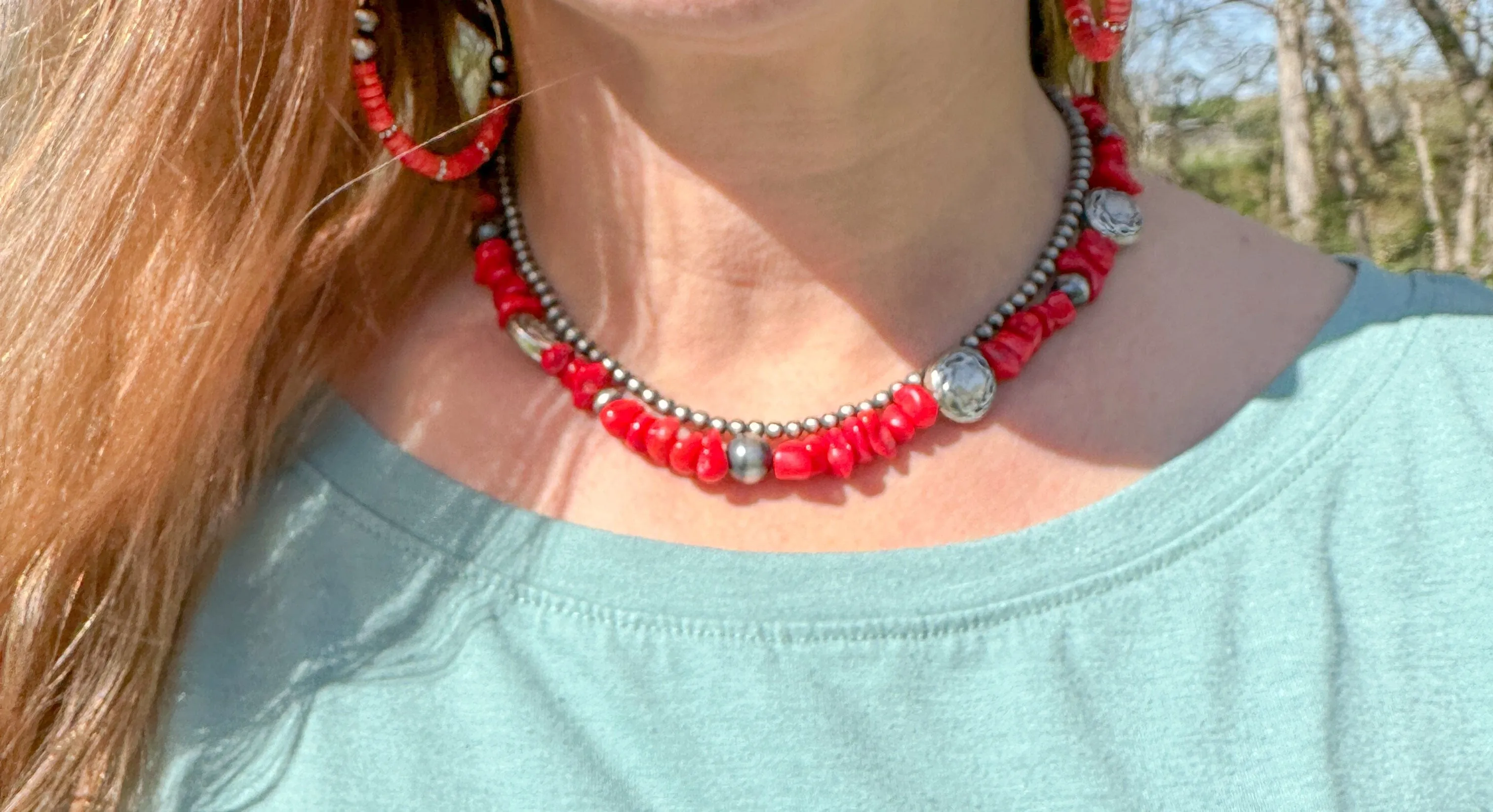 Texas Cardinal Necklace