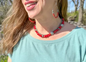 Texas Cardinal Necklace