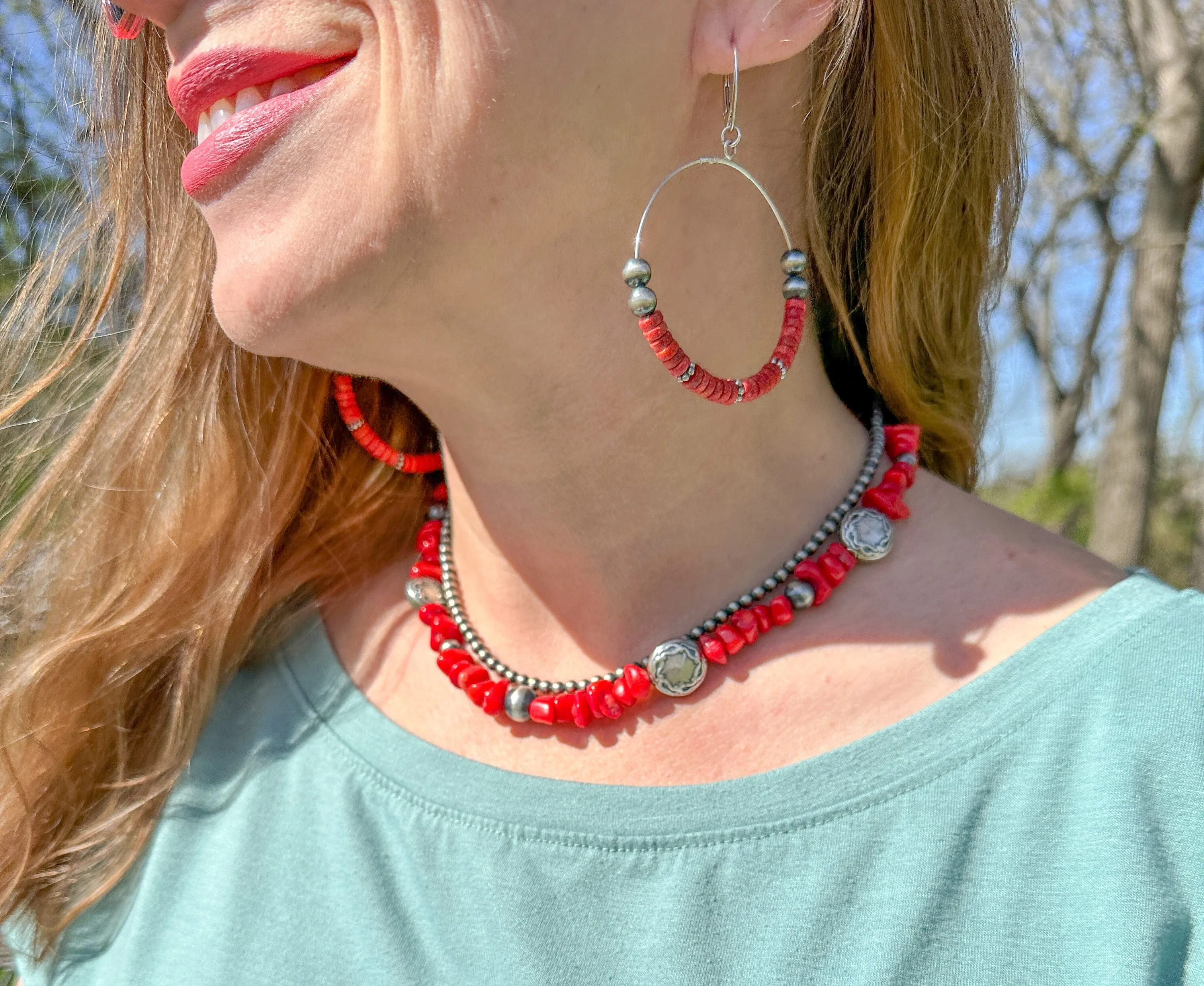 Texas Cardinal Necklace