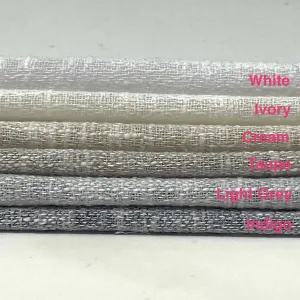 Textured Solid Sheer Linen Blend Fabric By The Yard/CL1065