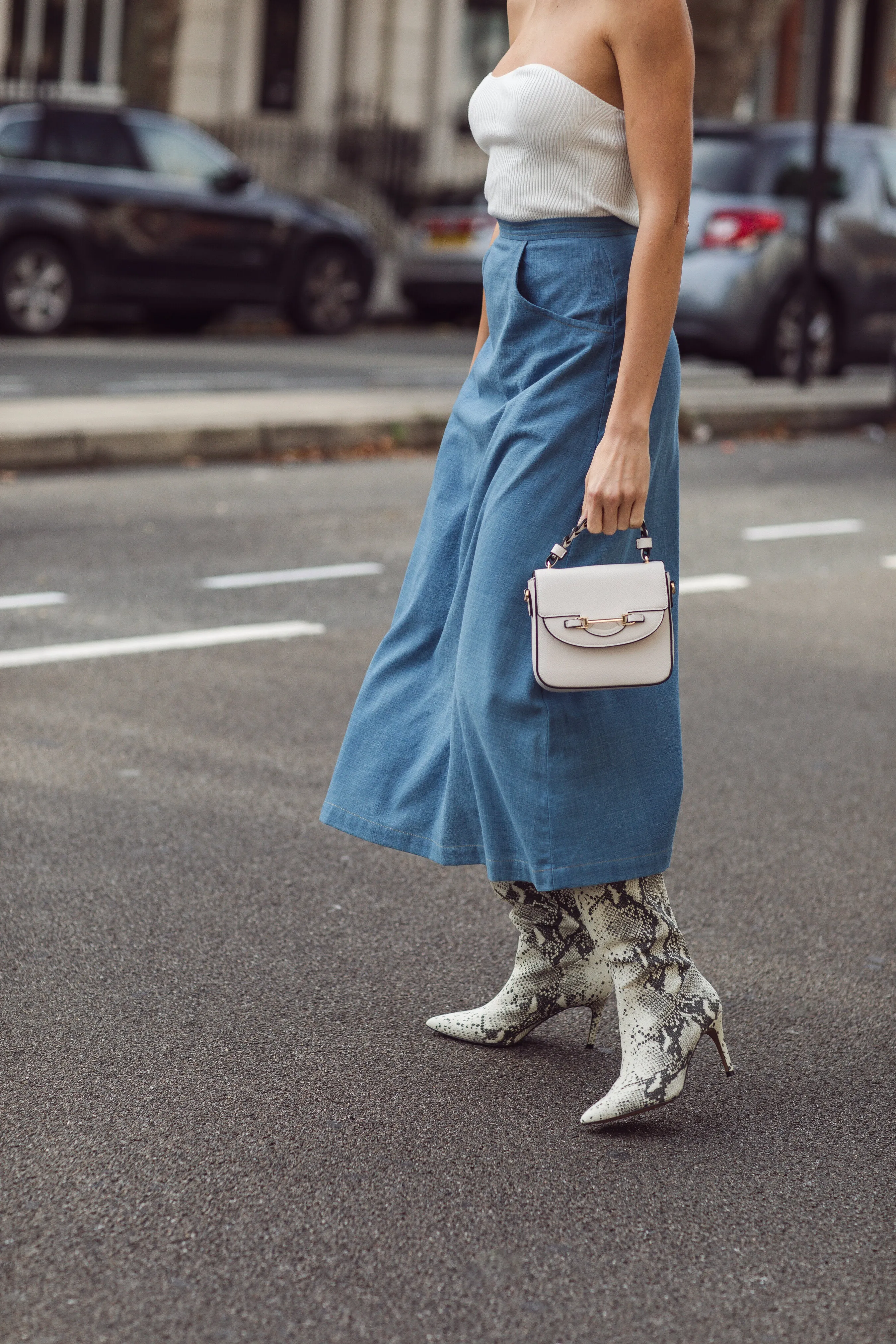 The Alice Skirt in Indigo