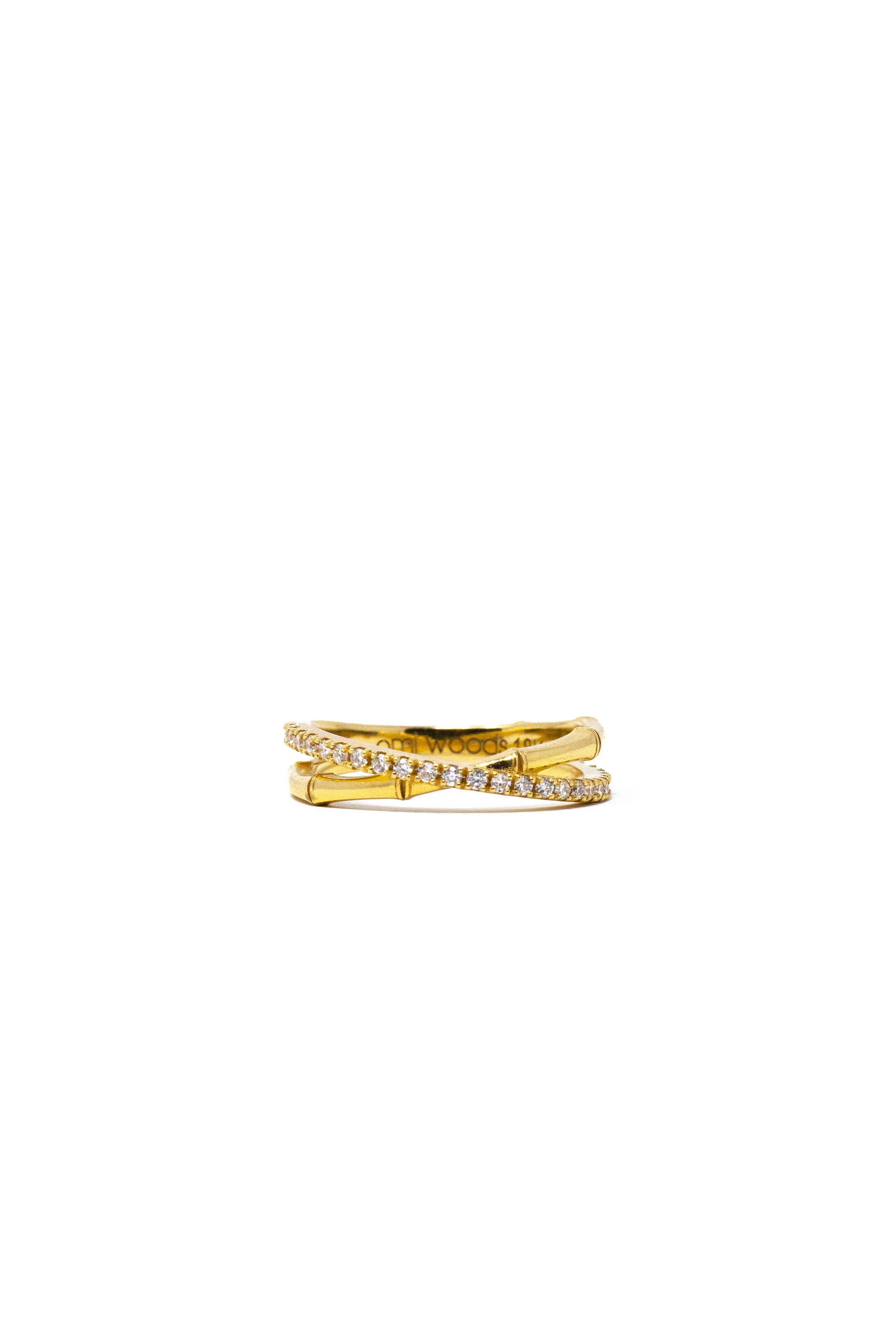 THE BAMBOO Diamond Eternity Wrap Ring