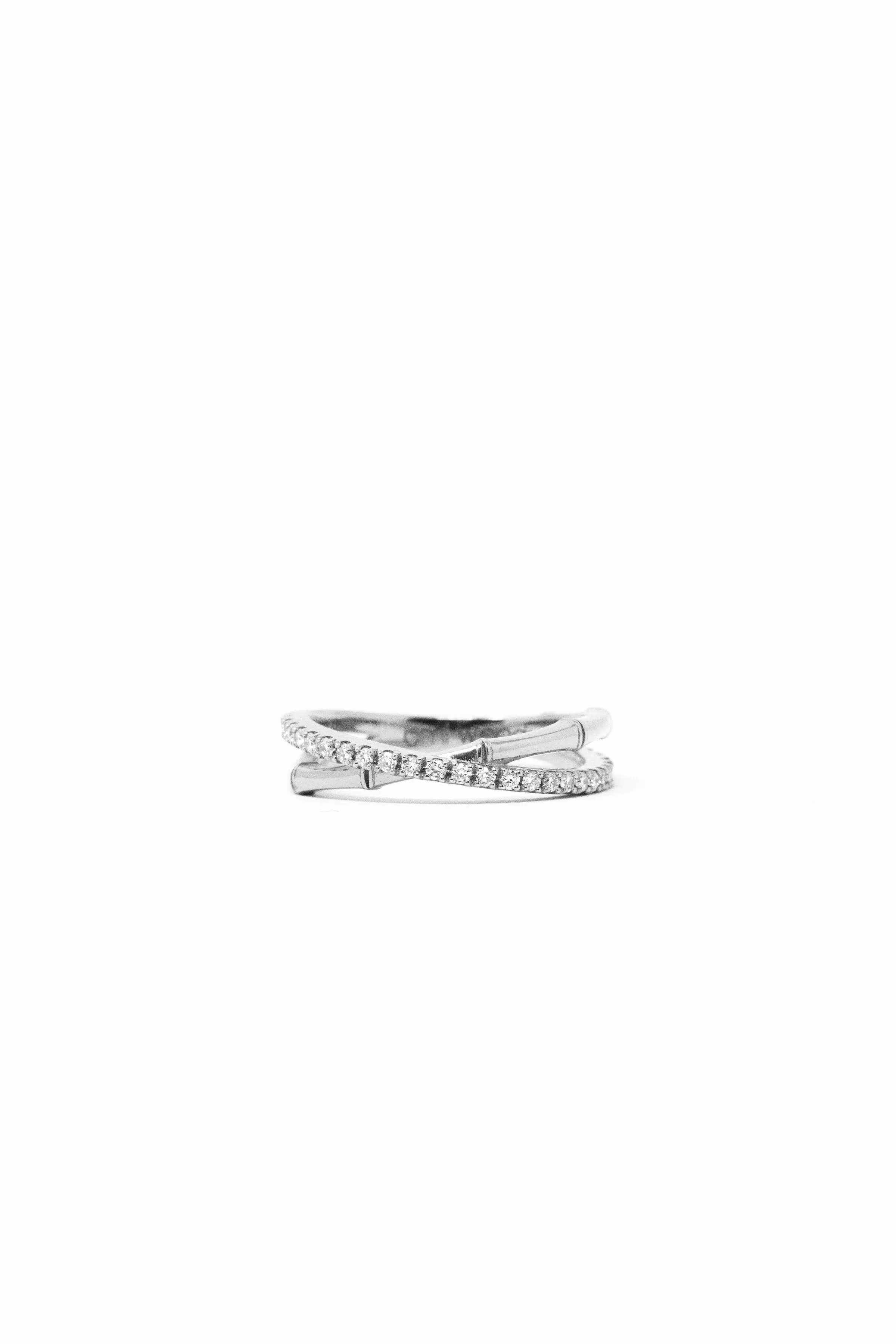 THE BAMBOO Diamond Eternity Wrap Ring