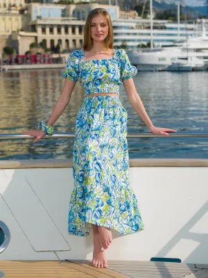 THE FLOUNCED SKIRT POSITANO