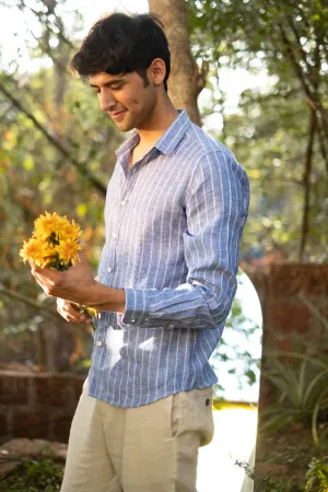 The Linen Pocketless Shirt